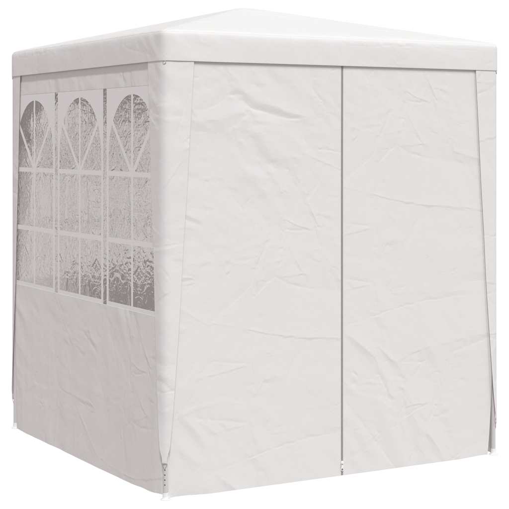 Professional Party Tent with Side Walls 2x2 m White 90 g/mÂ²