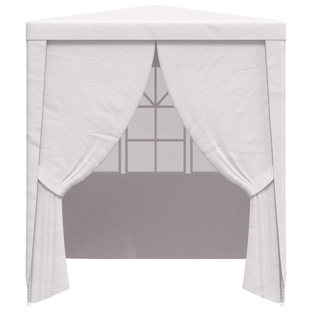 Professional Party Tent with Side Walls 2x2 m White 90 g/mÂ²