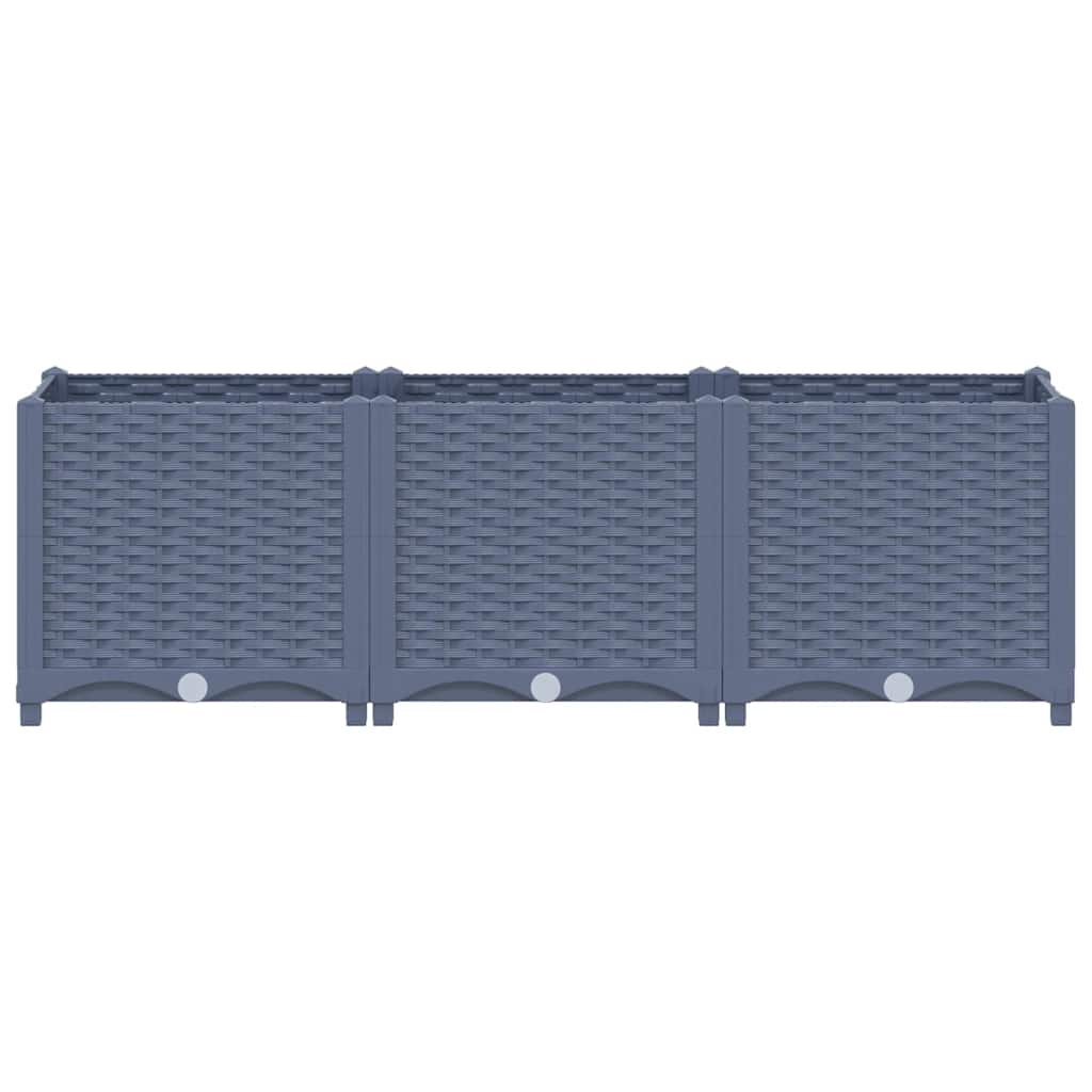 Raised Bed 120x40x38 cm Polypropylene