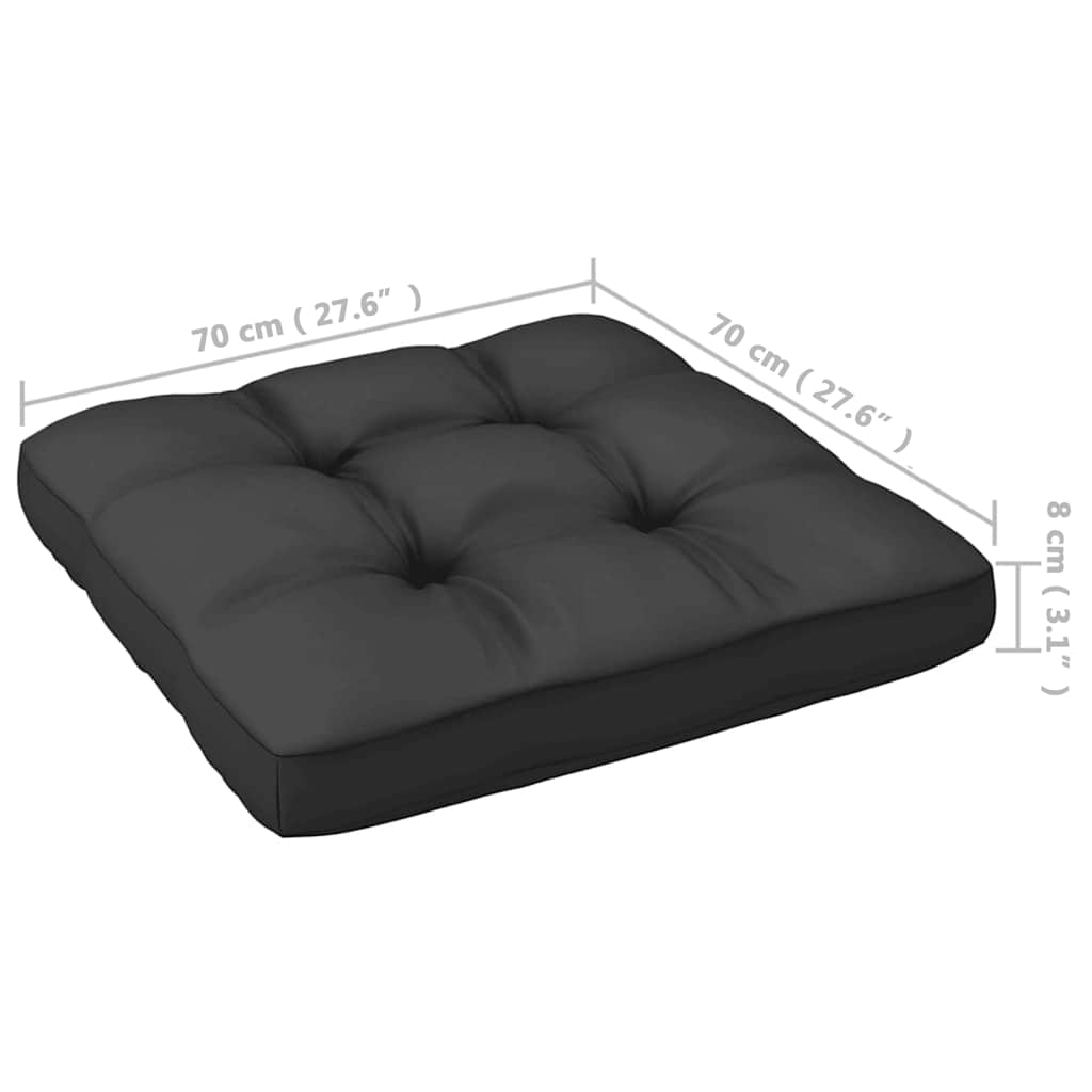 Garden 2-Seater Sofa with Cushions White Solid Pinewood