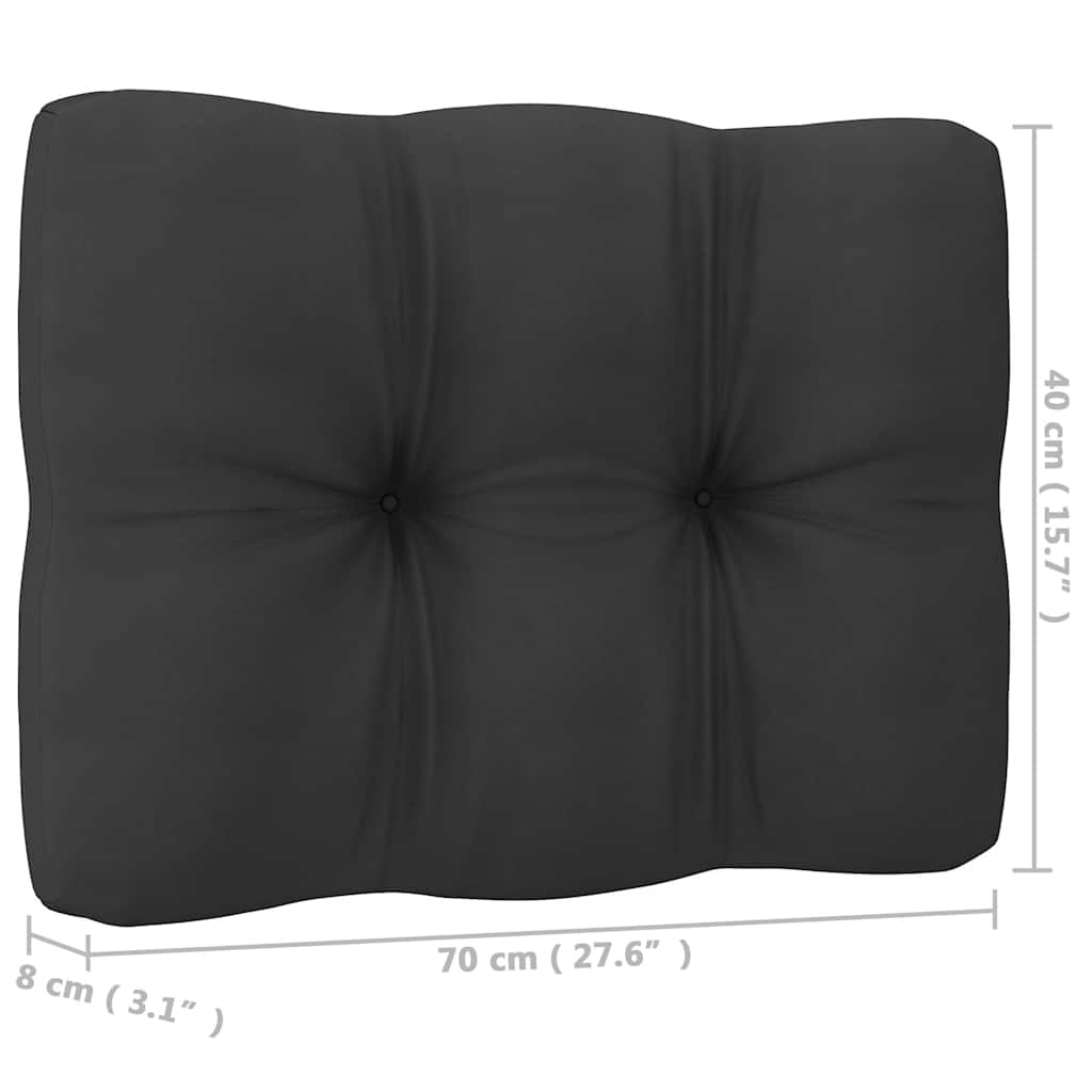 Garden 2-Seater Sofa with Cushions White Solid Pinewood