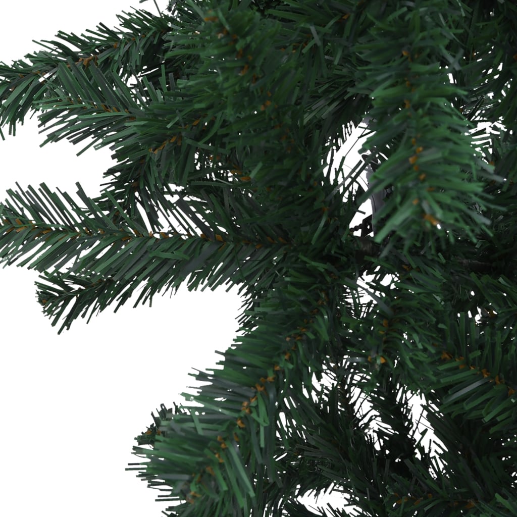 Upside-down Artificial Pre-lit Christmas Tree Green 180 cm