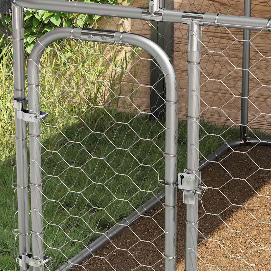 Outdoor Dog Kennel with Roof 200x200x150 cm