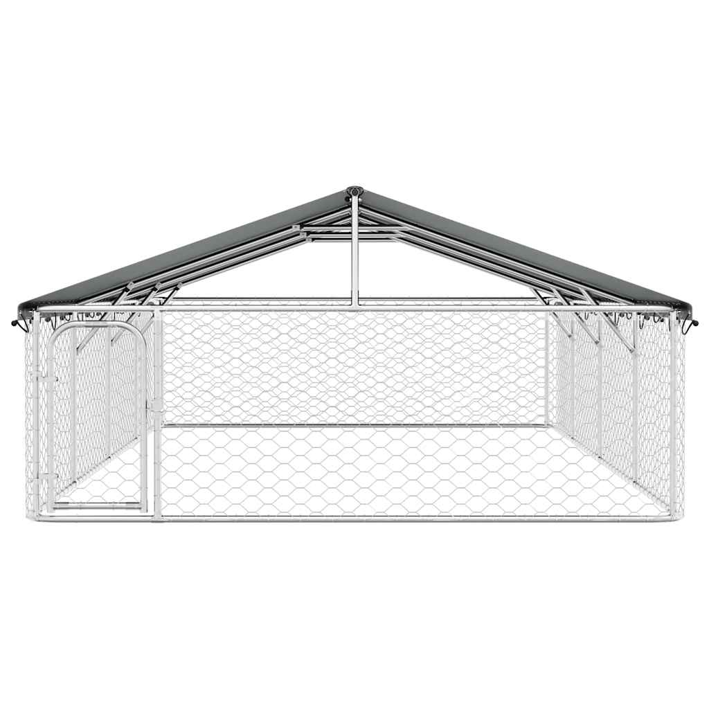 Outdoor Dog Kennel with Roof 600x300x150 cm