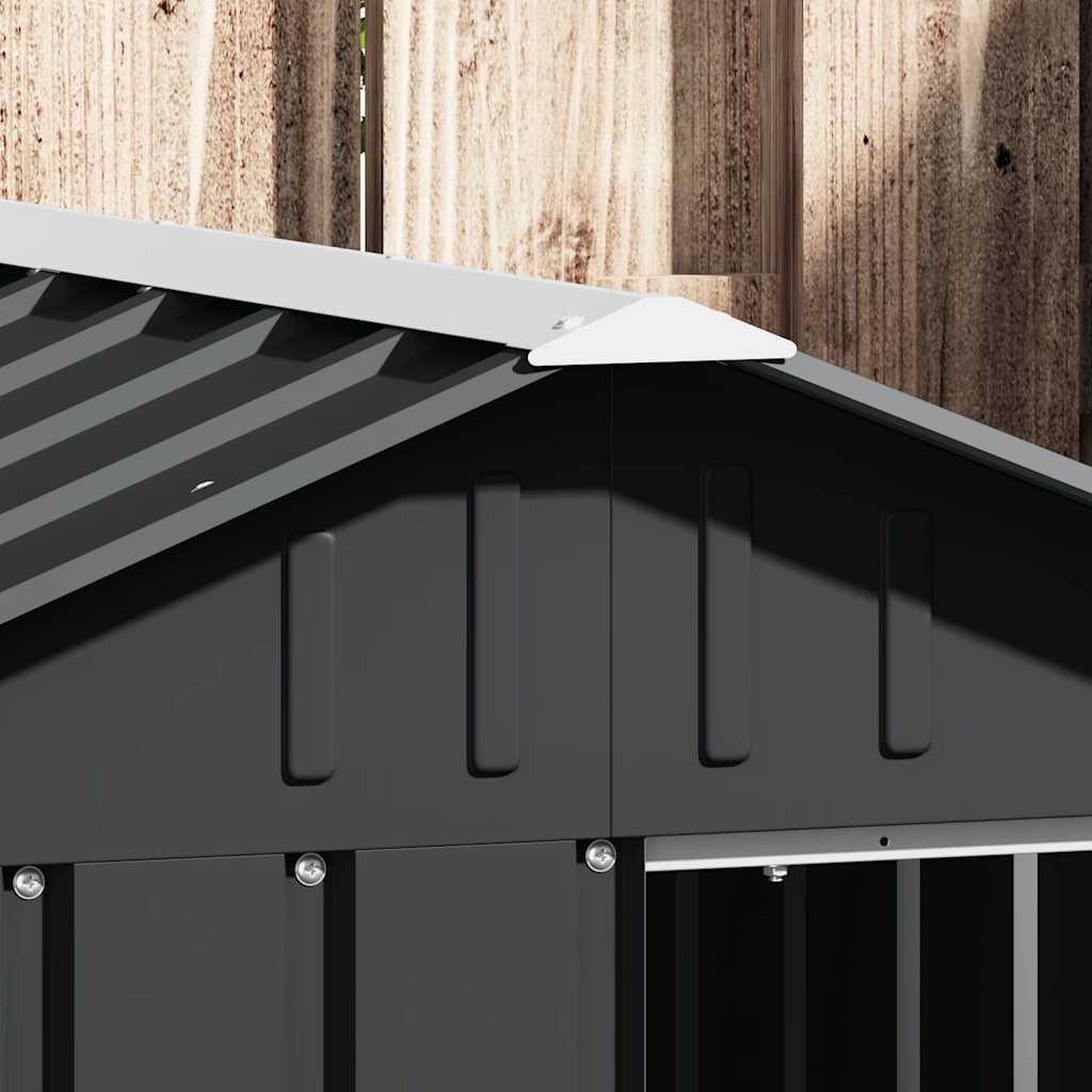 Dog House Anthracite 116.5x153x81.5 cm Galvanised Steel