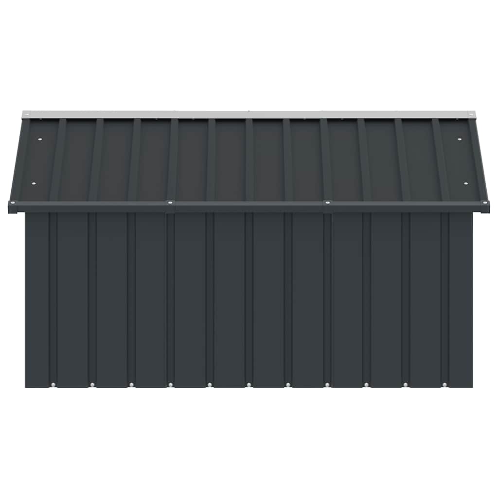 Dog House Anthracite 116.5x153x81.5 cm Galvanised Steel