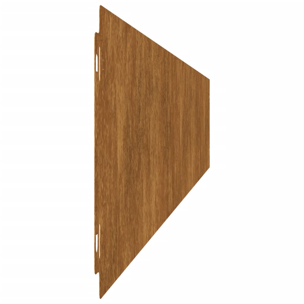 Lawn Edgings 50 pcs 15x103 cm Flexible Corten steel