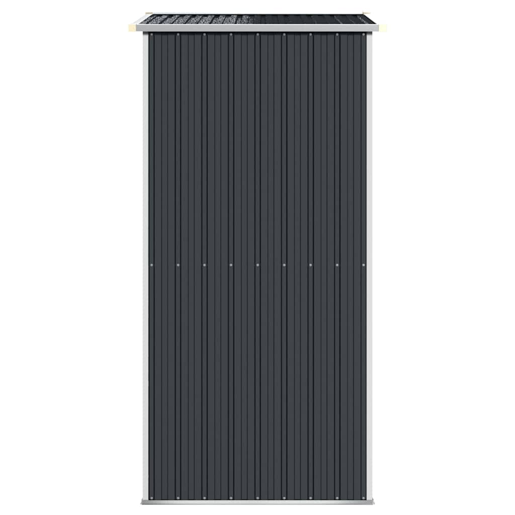 Garden Shed Anthracite 192x108x223 cm Galvanised Steel