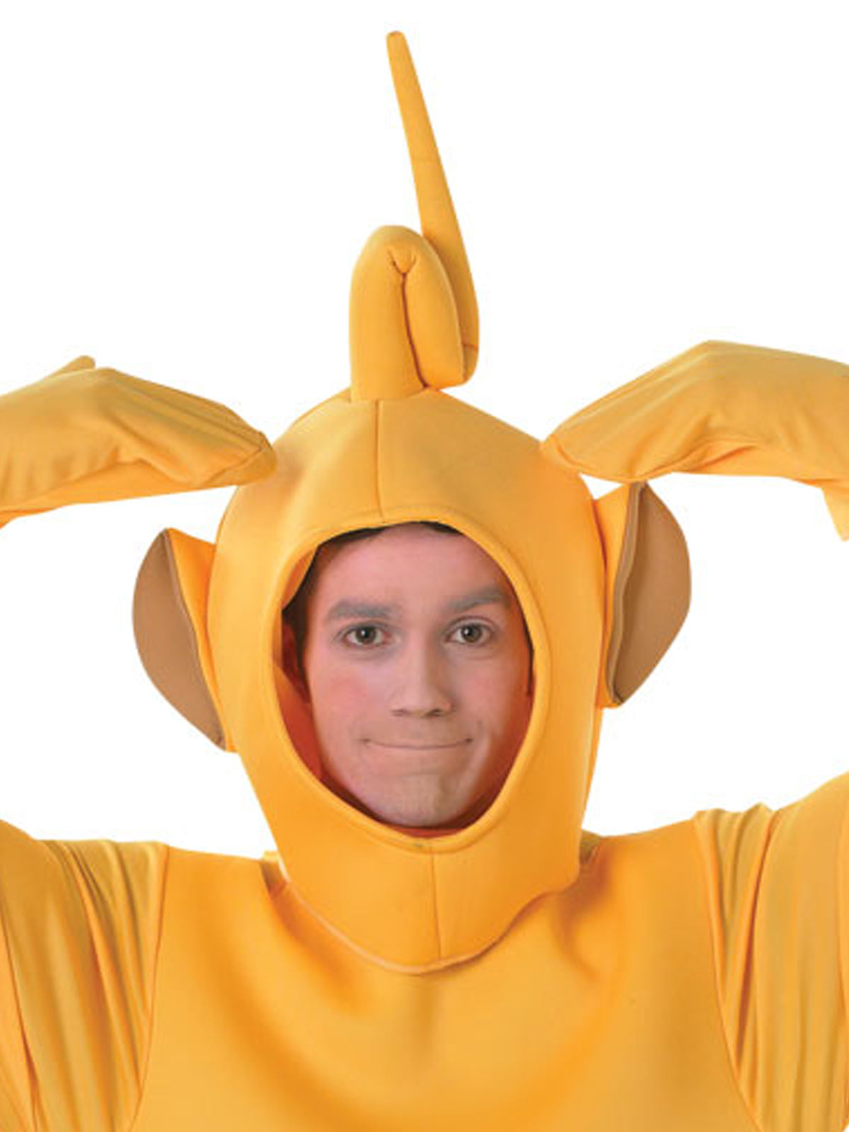 Laa-Laa Teletubbies Deluxe Costume for Adults TV Character Outfit Set - Yellow