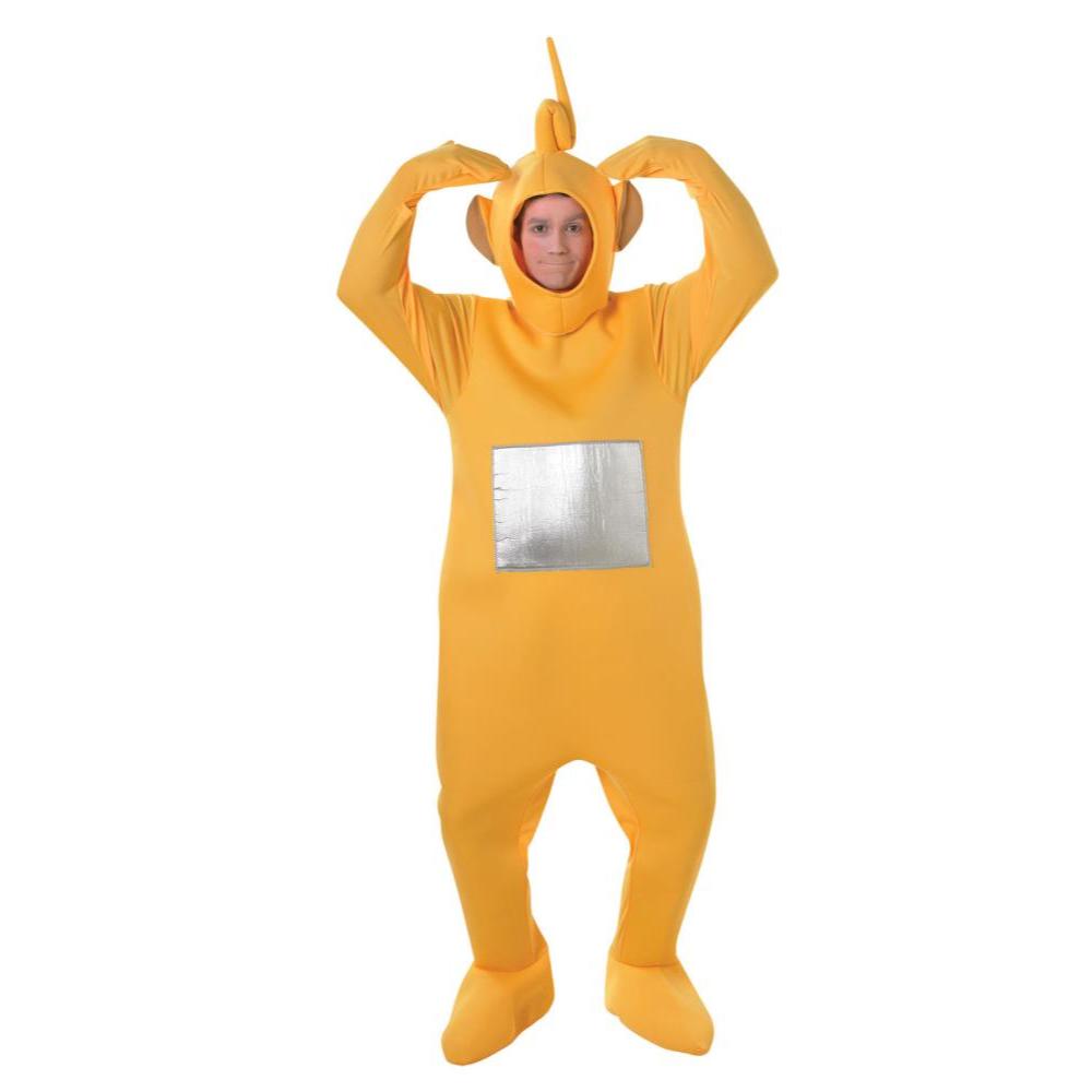 Laa-Laa Teletubbies Deluxe Costume for Adults TV Character Outfit Set - Yellow