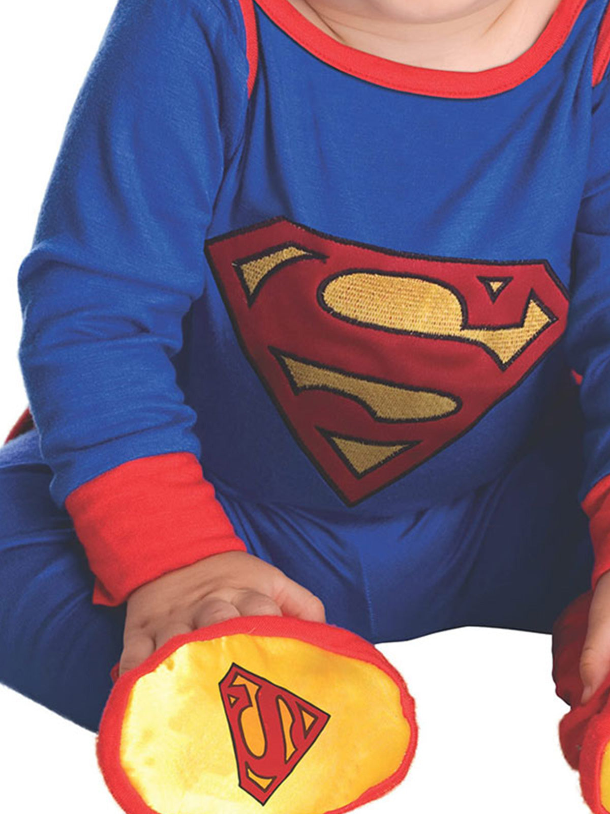 Superman Onesie for Kids with Cape Beanie and Booties DC Comics Pajama Set
