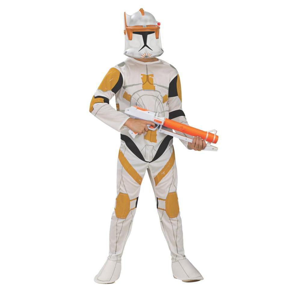 Clone Trooper Commander Cody Child Costume Official Star Wars Licensed Outfit with Mask