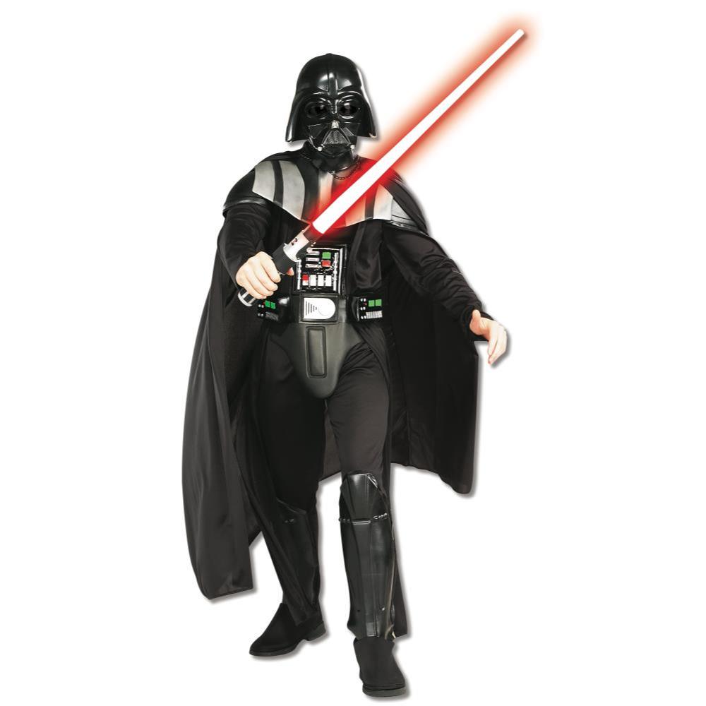 Star Wars Darth Vader Costume Official Licensed Black Outfit with Cape and Mask