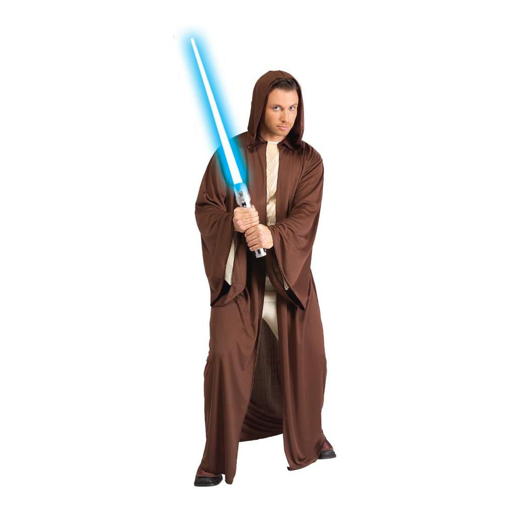 Jedi Master Brown Robe Costume with Hood