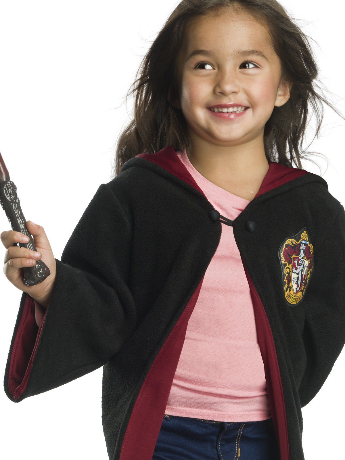 Harry Potter Kids 3/4 Robe Costume with Hood Official Licensed Black Colour