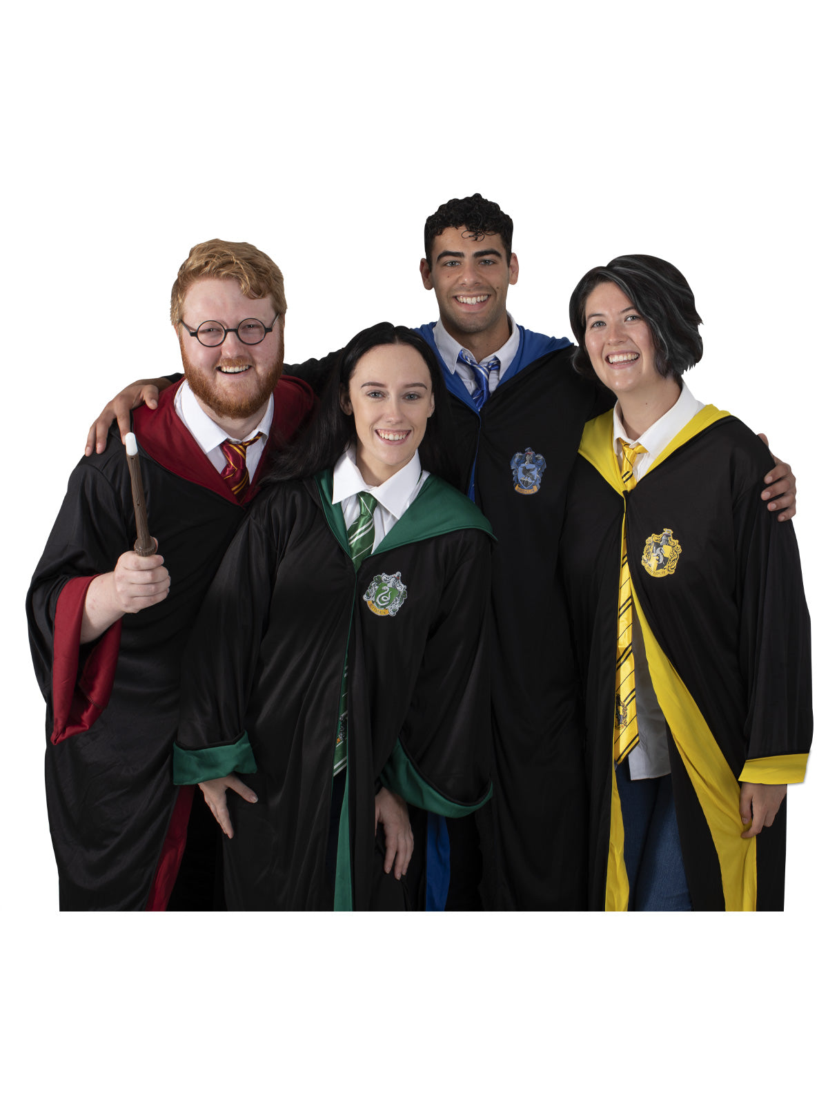 Harry Potter Ankle Length Robe Costume with Hood Official Licensed – Black Colour