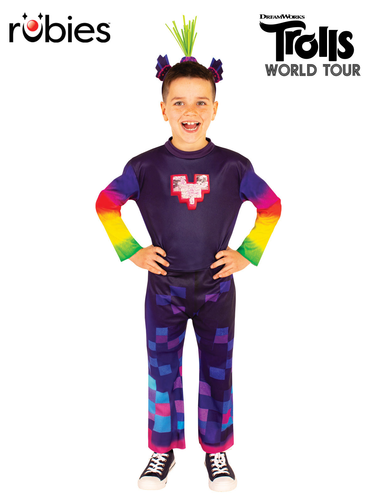 Trolls World Tour King Trollex Costume for Kids