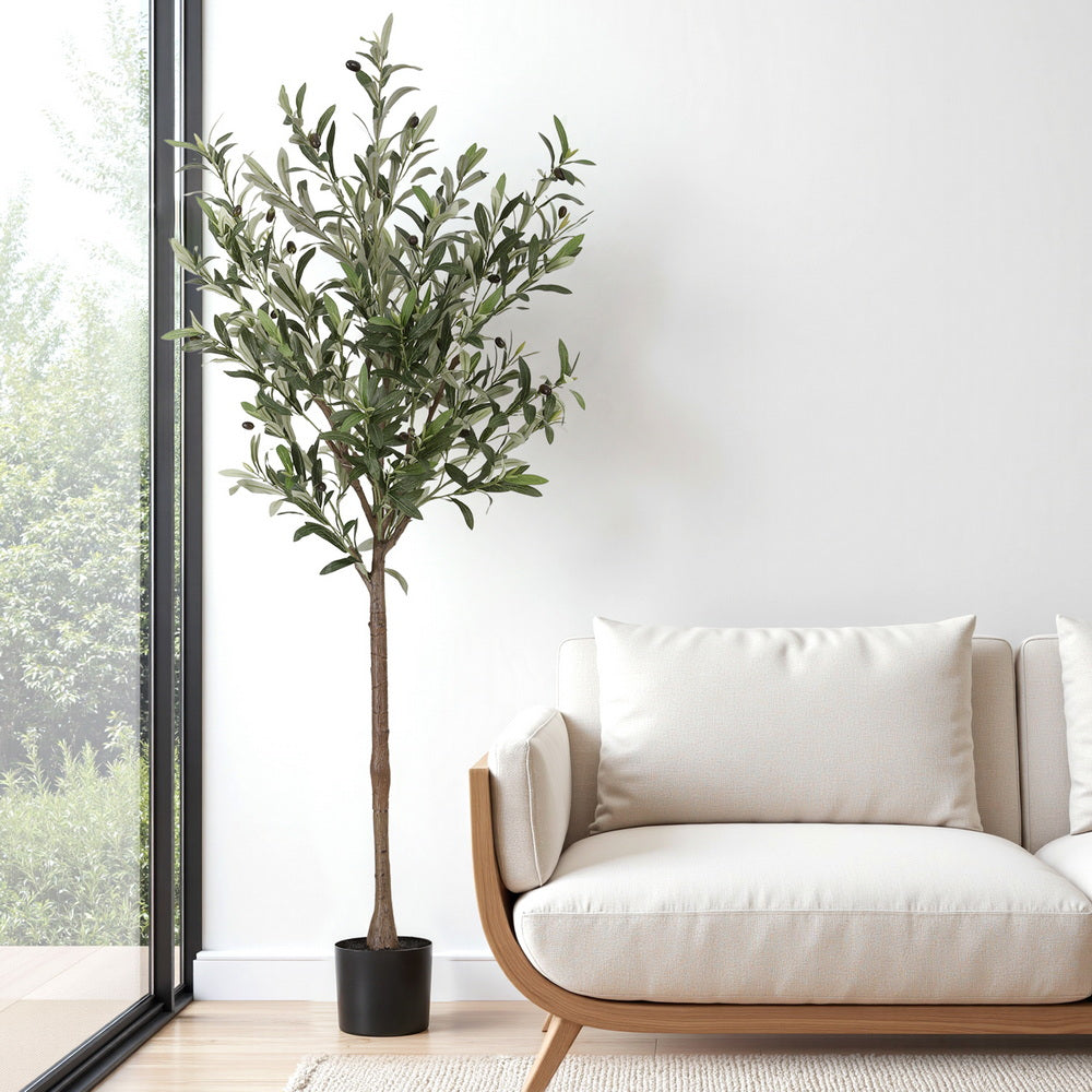 Artiss 155cm Artificial Olive Tree Faux Indoor Decor Artificial Plants Lifelike Plant