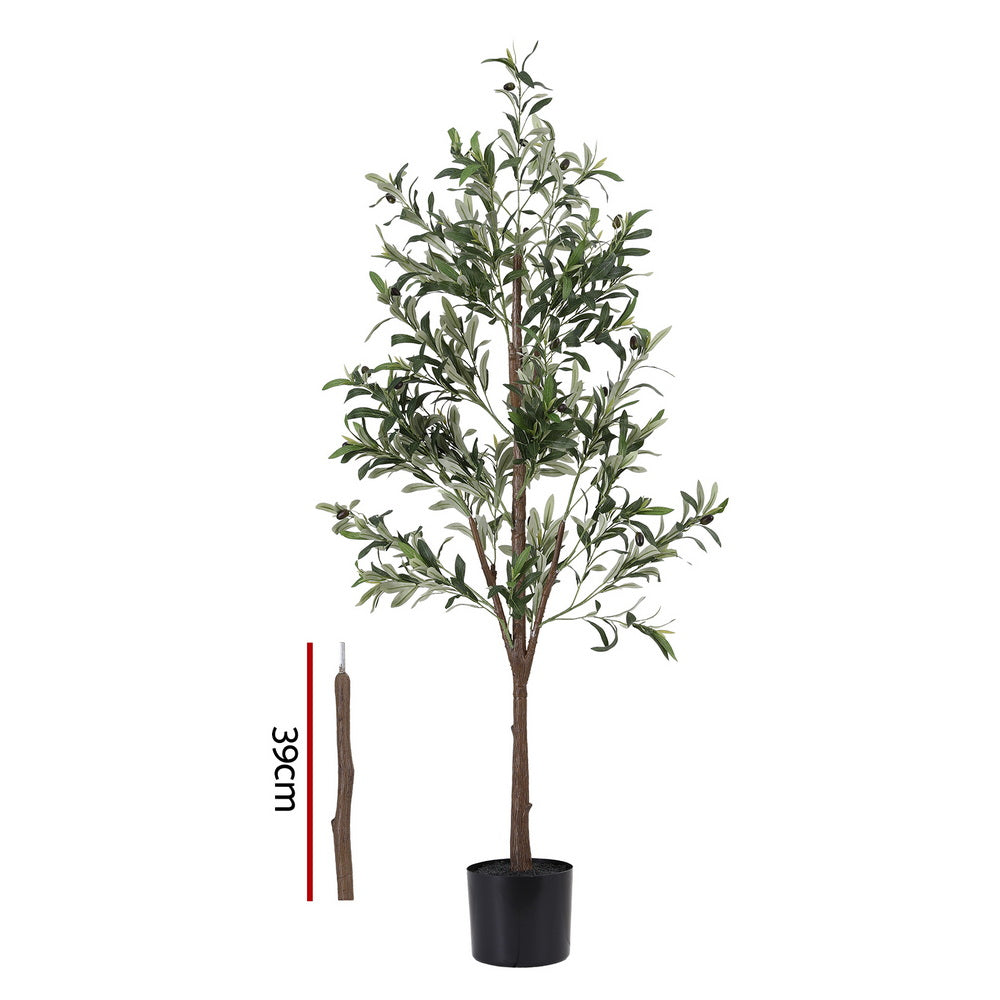 Artiss 180cm Artificial Olive Tree Faux Indoor Decor Artificial Plants Lifelike Plant 1.8M