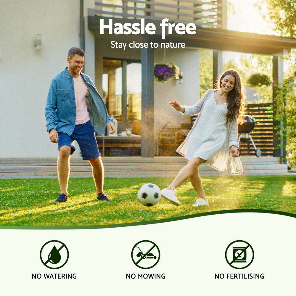 Prime Turf Artificial Grass Rug Fake Grass 2 Rolls 15mm Height 50cm x 2m Indoor Outdoor