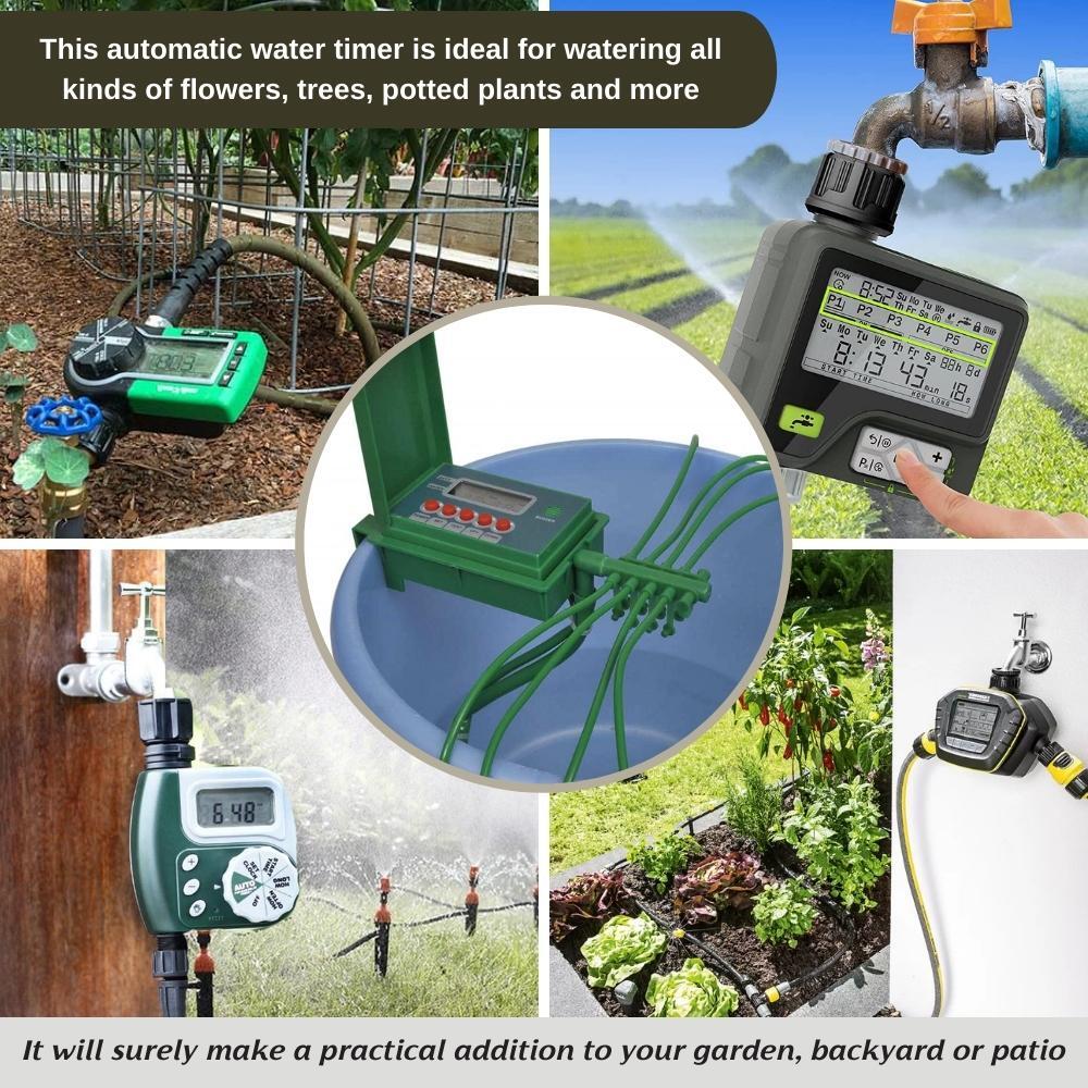 Automatic Irrigation System with Sprinkler and Timer