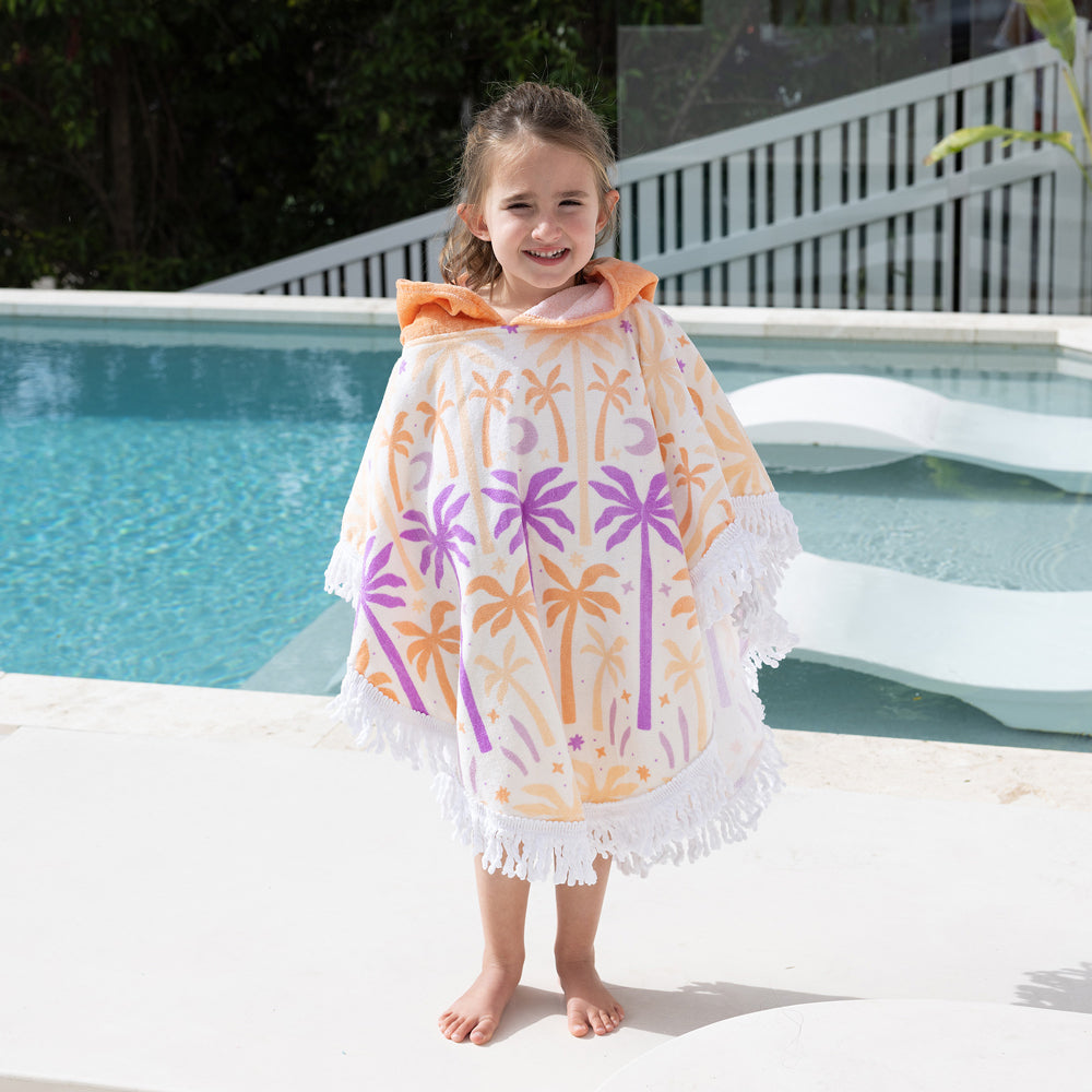 Bambury Kids Shaped Poncho - Luna Tree