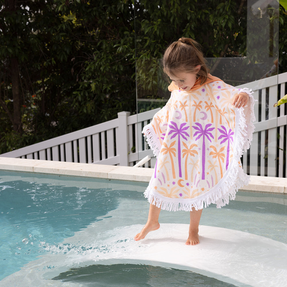 Bambury Kids Shaped Poncho - Luna Tree