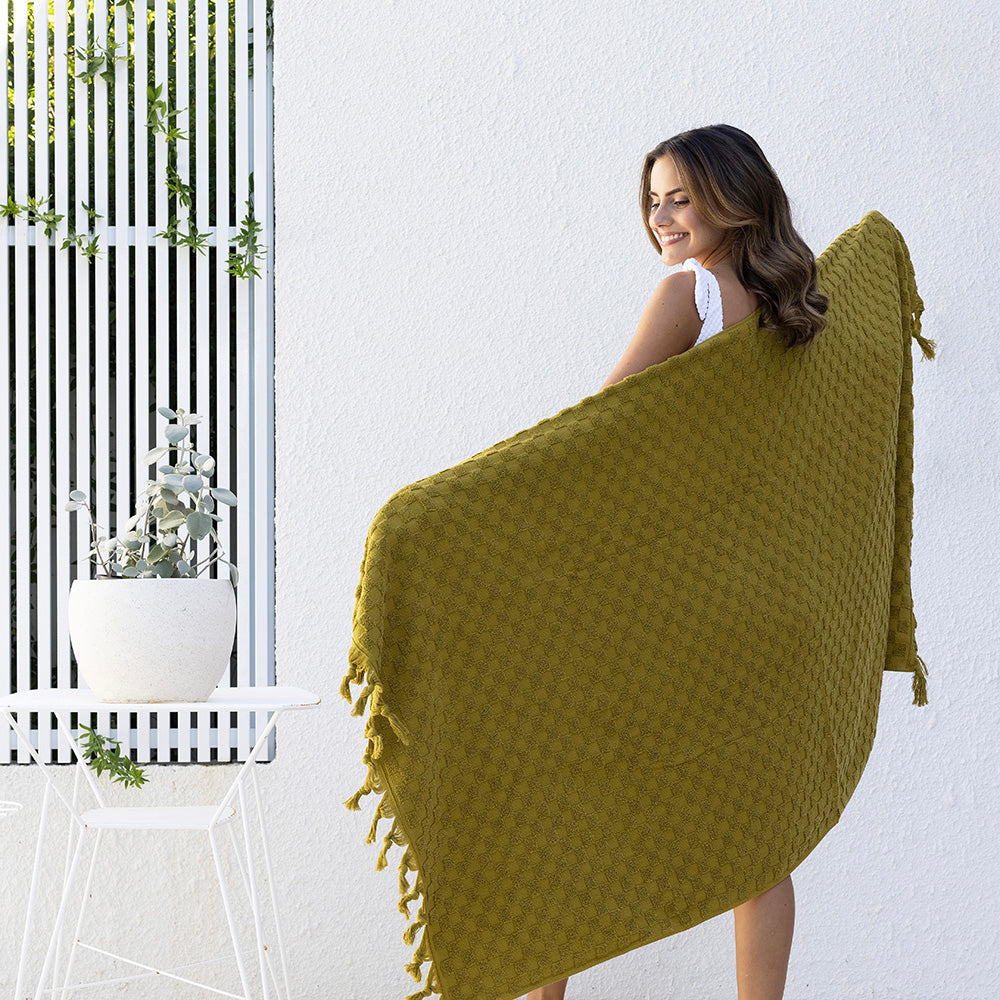 Bambury Paloma Beach Towel - Pickle