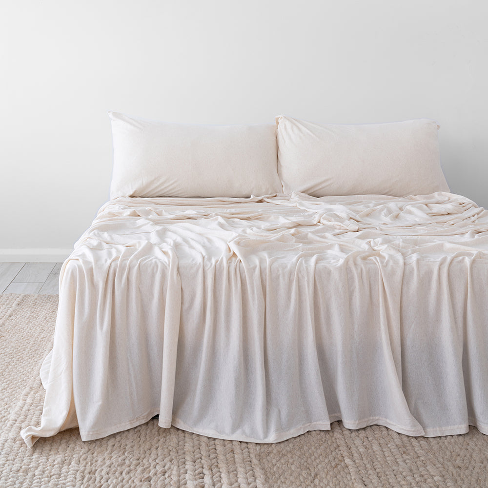 Bambury BedT Organica Sheet Set - Stone
