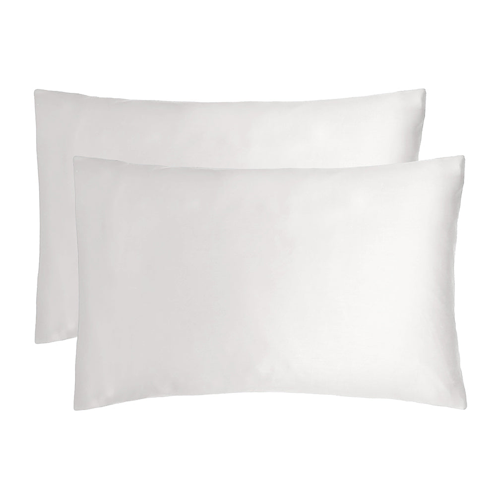Bambury Bamboo Satin Pillowcases - White