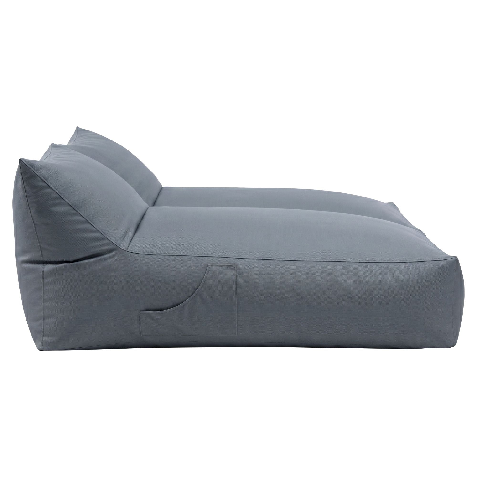 Artiss Outdoor Bean Bag Chair Cover (No Filler) 2 Seater Beanbag Lounge Sofacover Adults, Grey