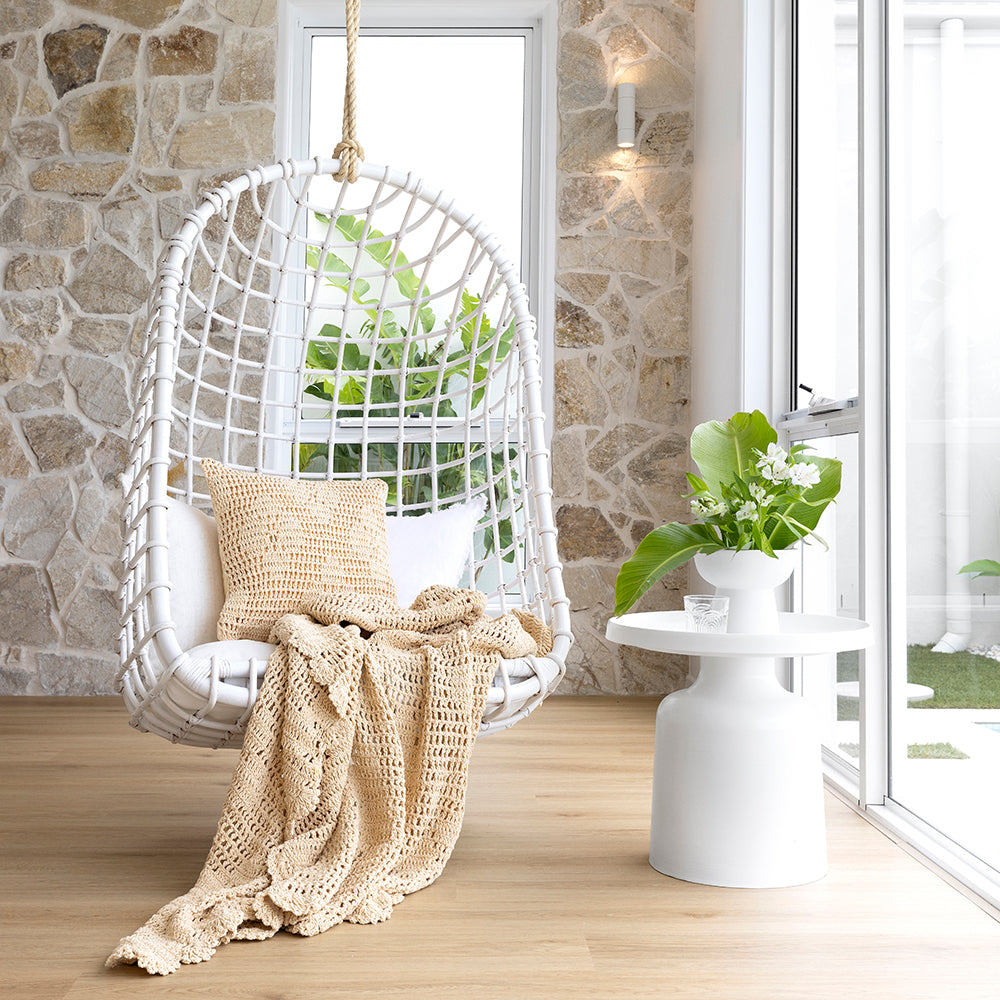 Bambury Callista Throw - Custard