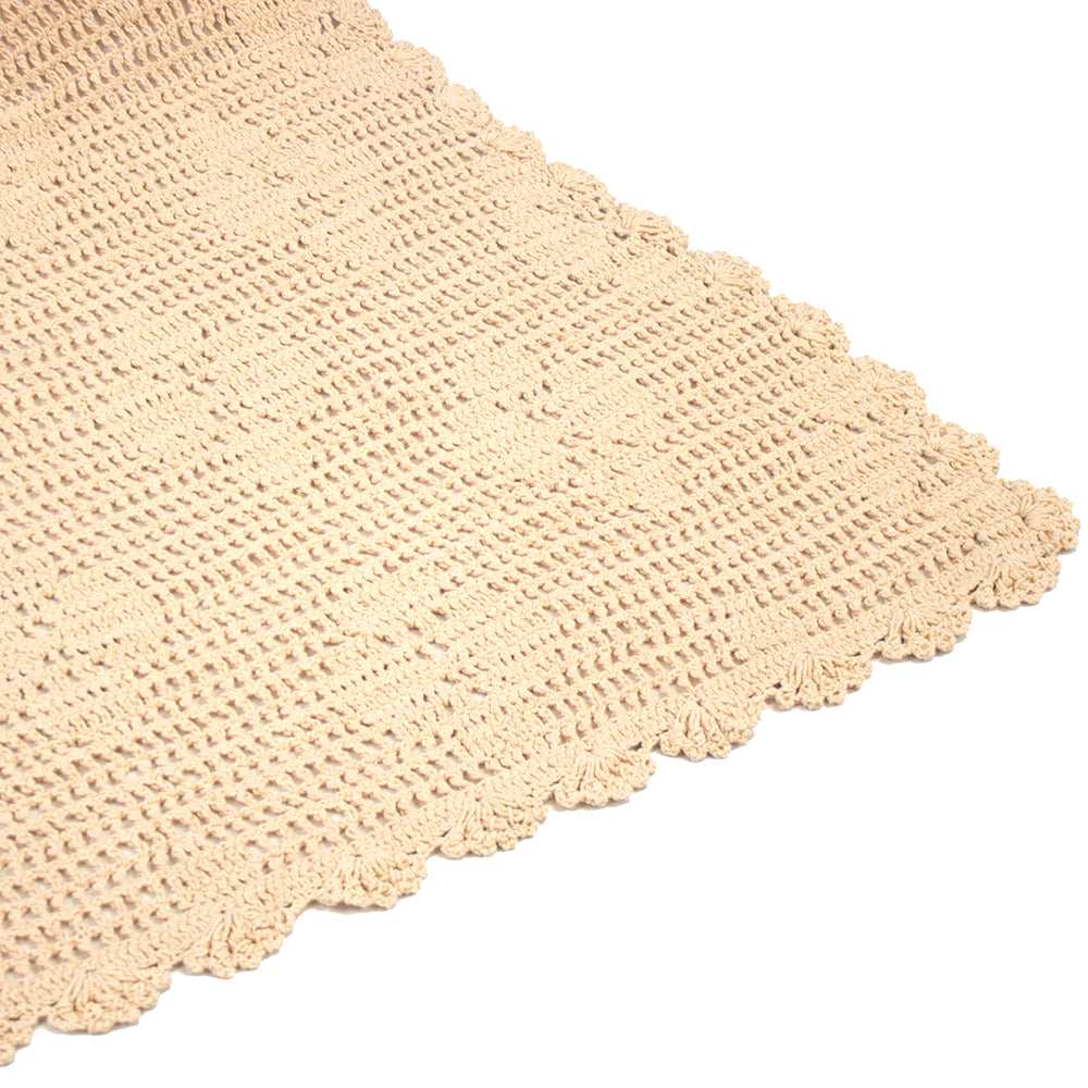 Bambury Callista Throw - Custard