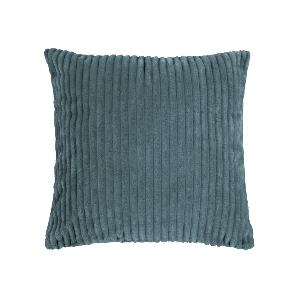 Bambury Channel Square Cushion - Petrol