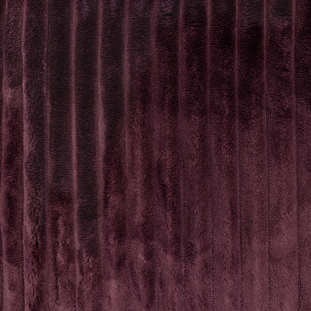 Bambury Channel Square Cushion - Plum