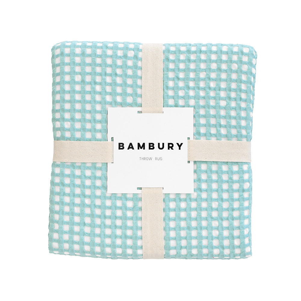 Bambury Dora Throw - Aqua