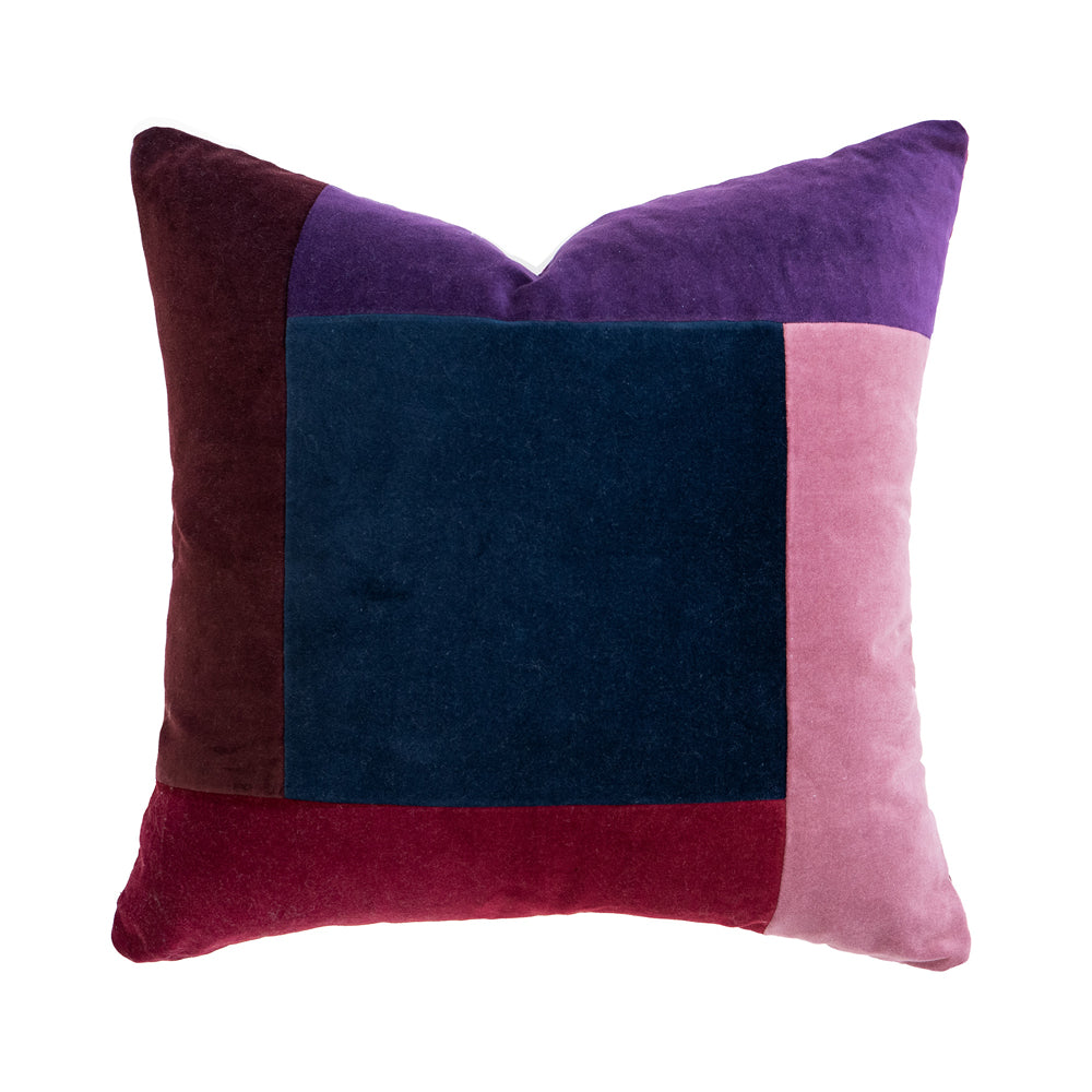 Bambury Jax Square Cushion - Berry