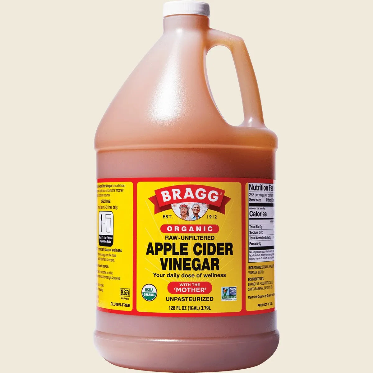 Apple Cider Vinegar Unfiltered with The Mother 3.8L