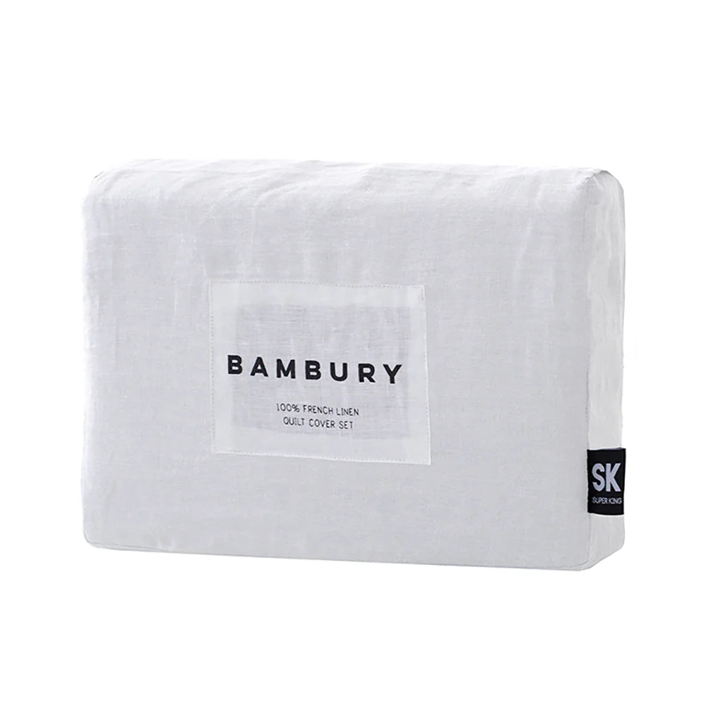 Bambury French Flax Linen Quilt Cover Set