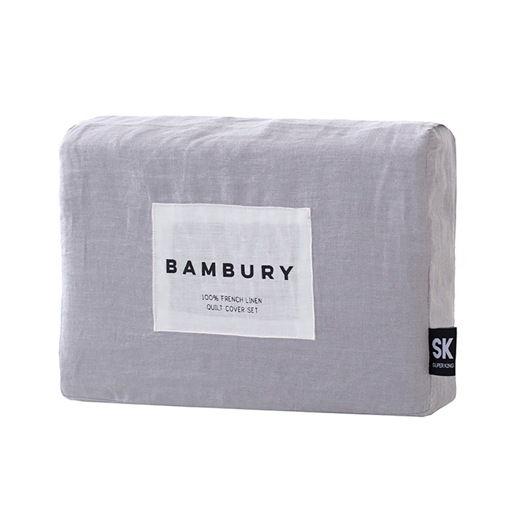 Bambury French Flax Linen Quilt Cover Set