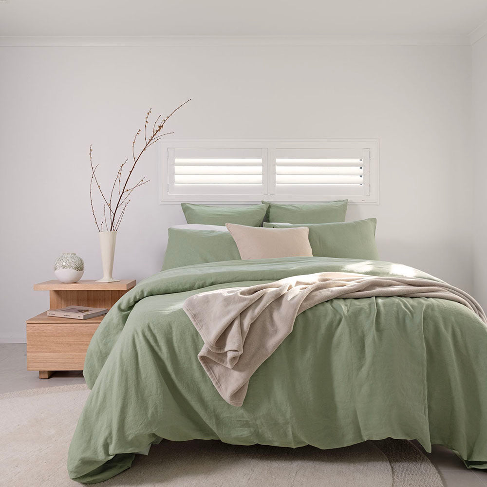 Bambury French Flax Linen Quilt Cover Set