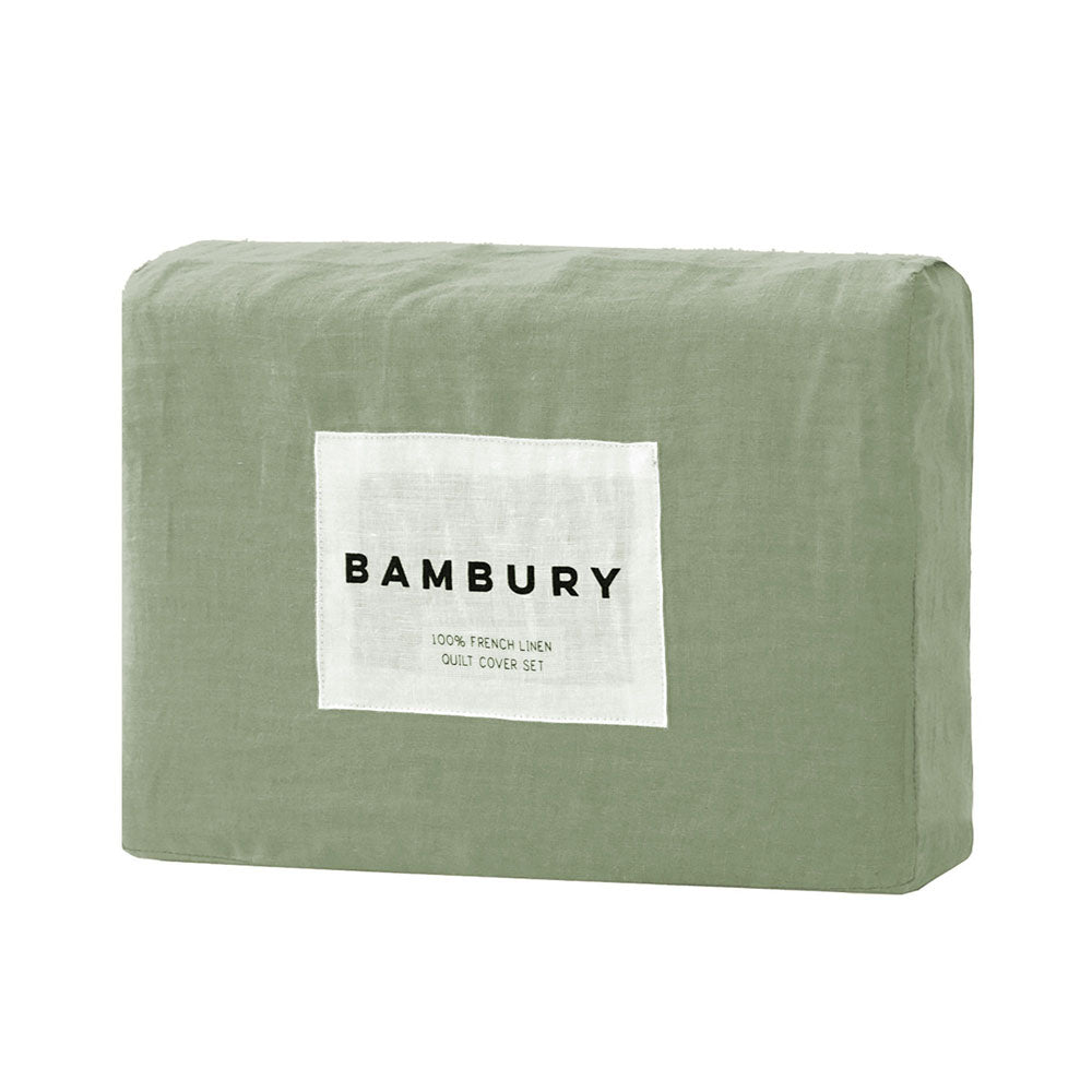 Bambury French Flax Linen Quilt Cover Set