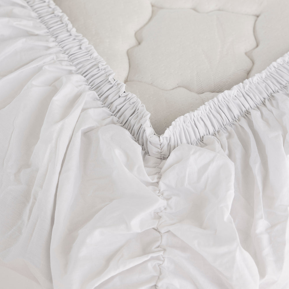 Bambury Tru Fit Sheet Set - White
