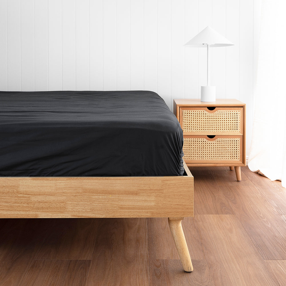 Bambury Tru Fit Sheet Set - Charcoal