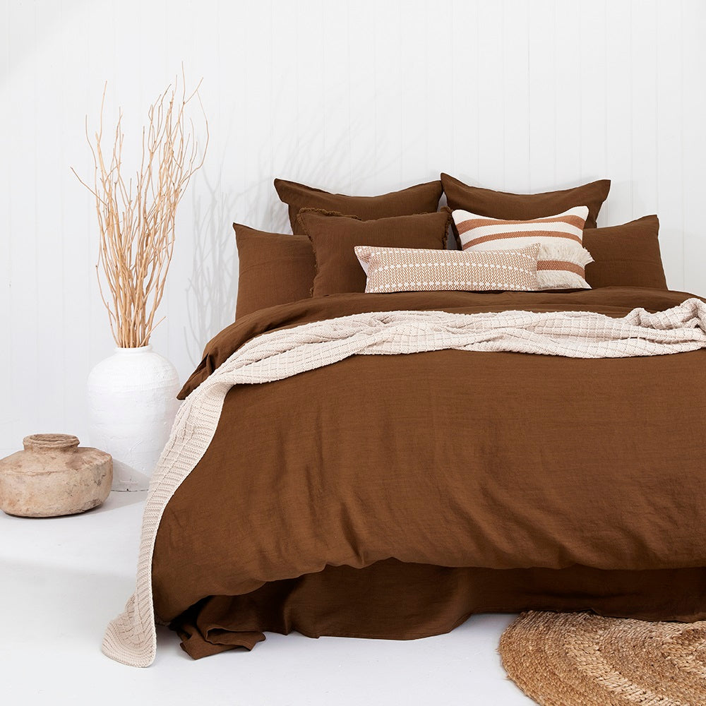 Bambury French Flax Linen European Pillowcase