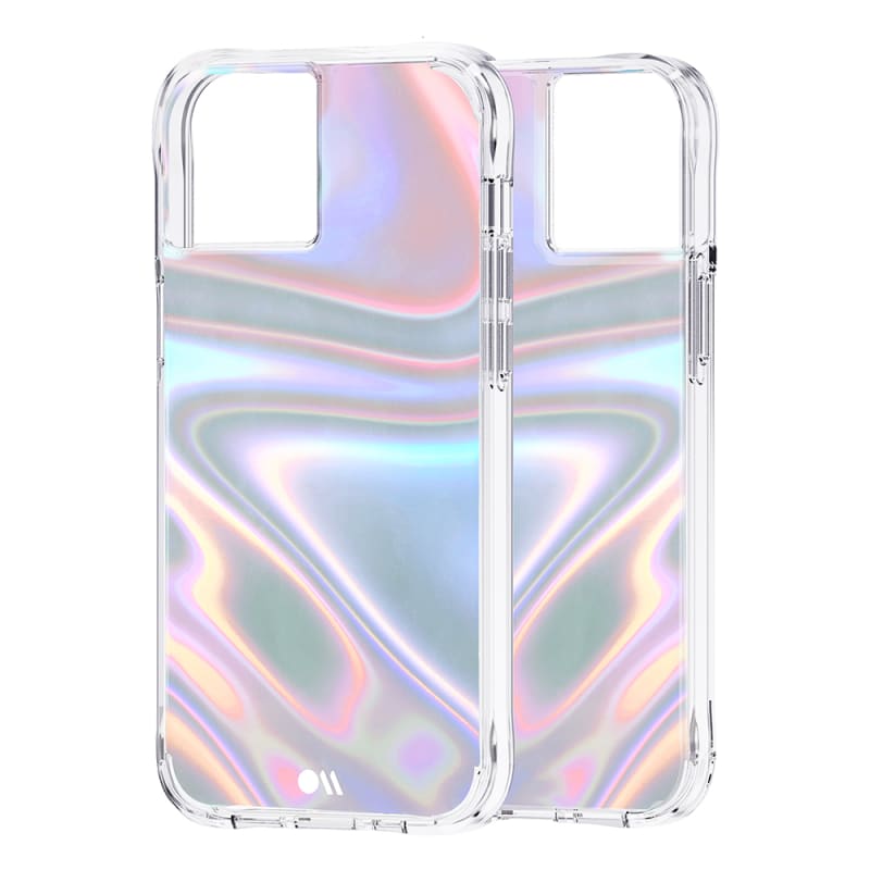 Case-Mate Soap Bubble Antimicrobial Case for iPhone 13 Series - Iridescent