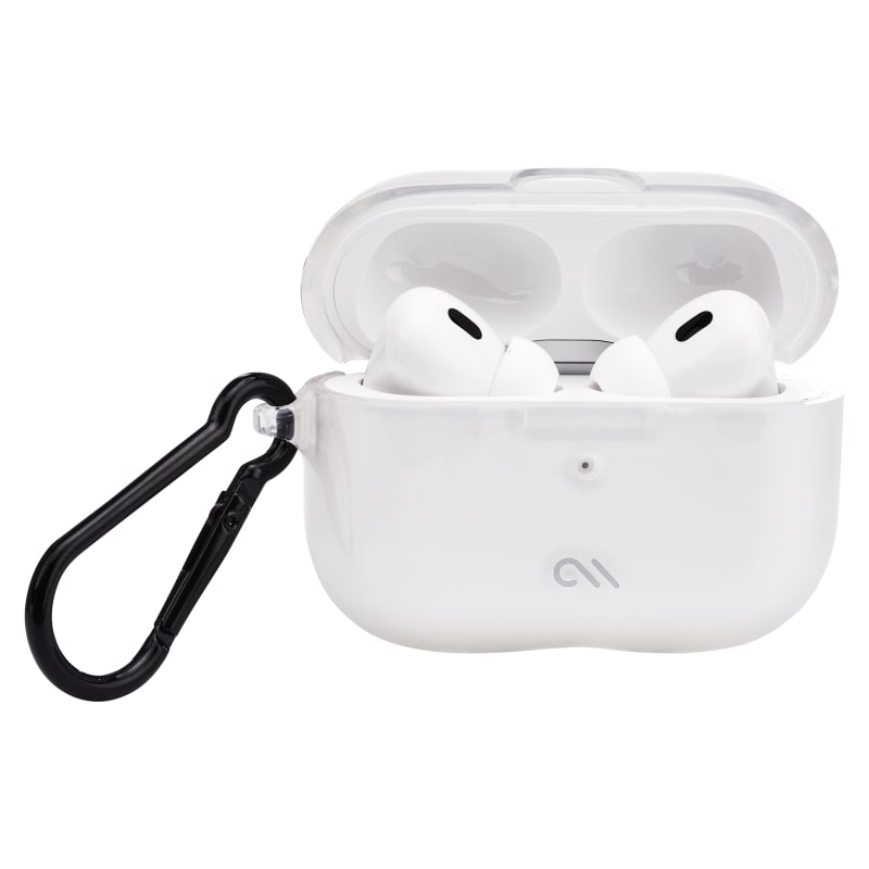 Case-Mate Tough Case with Carabiner Clip For AirPods Pro/Pro (2nd Gen) - Clear