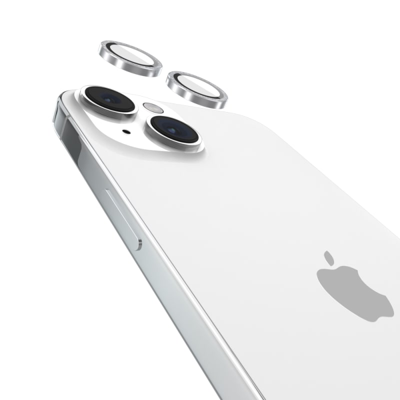 Case-Mate Aluminum Lens Protector for iPhone 15 & 16 Series – Black & Twinkle