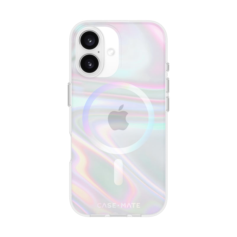 Case-Mate Soap Bubble MagSafe Case for iPhone 16/15/14/13 – Iridescent