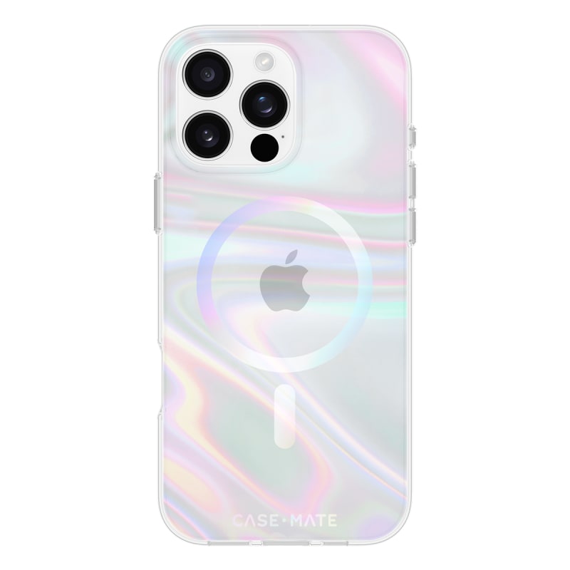 Case-Mate Soap Bubble MagSafe Case for iPhone 16/15/14/13 – Iridescent